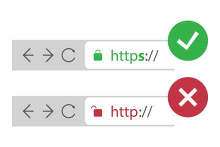 Your customers' data will always be transferred SSL-encrypted (the address starts with https:// rather than http://). This guarantees a secure connection to SEPA.net.
