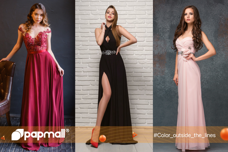 Prom dresses are more formal than homecoming dresses, with some traditional look